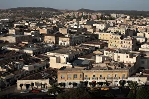 Overlooking the capital city of Asmara, Eritrea, Africa Overlooking the capital city of Asmara, Eritrea, Africa