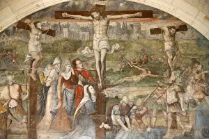 Painting by Thomas Pot around 1563 of the Resurrection, Chapter House, Fontevraud Abbey Painting by Thomas Pot around 1563 of the Resurrection, Chapter House, Fontevraud Abbey