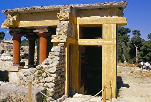 Palace Of Knossos Greece Prints: Palace ruins