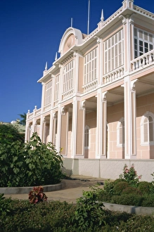 Palacio de Poua, a palace in Mindelo, on Sao Vicente Island, Cape Verde Islands Palacio de Poua, a palace in Mindelo, on Sao Vicente Island, Cape Verde Islands