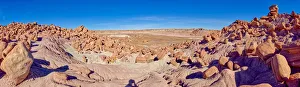 Desert Valley Scenery Prints: Panorama of a valley that is the Gateway to the Devil