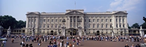 Panoramic View Of England Prints: Panoramic view of Buckingham Palace, London, England, United Kingdom, Europe
