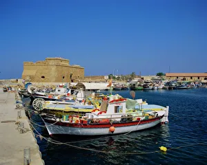 Paphos harbour, Cyprus, Europe