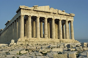Prints of The Parthenon, The Acropolis, UNESCO World Heritage Site, Athens, Greece, Europe Ancient Greek Architecture Prints: The Parthenon Print, Acropolis of Athens