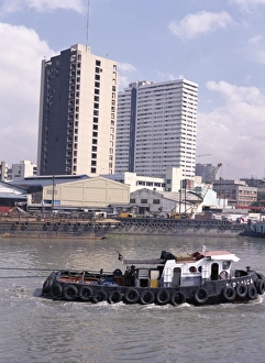 Pasig River Print, Manila Philippines