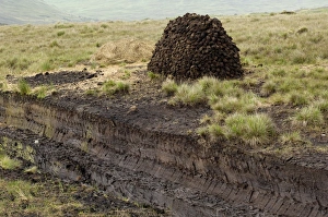 Connemara Landscape Photography Prints: Peat cutting