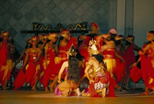 Indonesian Cultural Heritage Sites Prints: Performance of the Hindu epic