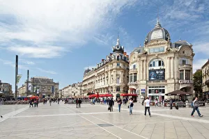 The Place de la Comedie, Montpellier, Languedoc-Roussillon, France, Europe The Place de la Comedie, Montpellier, Languedoc-Roussillon, France, Europe