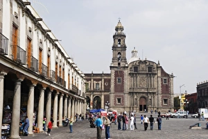 Plaza Santo Domingo, District Federal, Mexico City, Mexico, North America Plaza Santo Domingo, District Federal, Mexico City, Mexico, North America