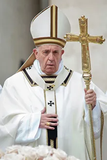 Pope Francis presides over Easter Holy Mass in St. Peters Square at the Vatican Pope Francis presides over Easter Holy Mass in St. Peters Square at the Vatican