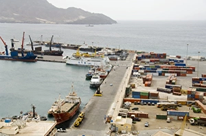 Port of Mindelo, Sao Vicente, Cape Verde Islands, Africa Port of Mindelo, Sao Vicente, Cape Verde Islands, Africa