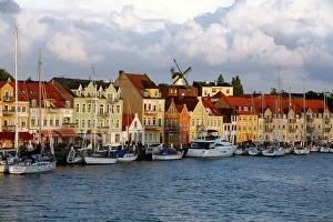 Prints of The port of Sonderborg, Jutland, Denmark, Scandinavia, Europe Denmark Prints: Sonderborg Port Print