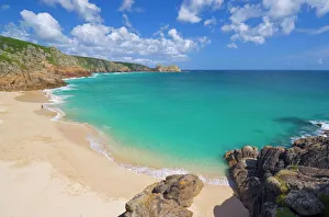 Porthcurno beach, Cornwall, England, United Kingdom, Europe Porthcurno beach, Cornwall, England, United Kingdom, Europe