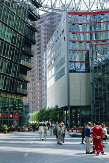 Berlin Tourist Attractions Map Prints: Potsdamer Platz