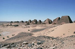 Meroe Pyramids Prints: Pyramids, Meroe
