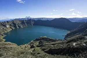 Images Dated 22nd January 2016: Quilotoa Loop, volcanic crater lake, Ecuador, South America