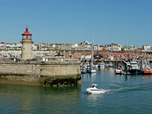 United Kingdom Travel Destinations Prints: Ramsgate harbour, Thanet, Kent, England, United Kingdom, Europe