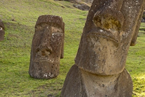 Historical Landmark Photography Prints: Rano Raraku Archaeological Complex, Rapa Nui (Easter Island), UNESCO World Heritage Site