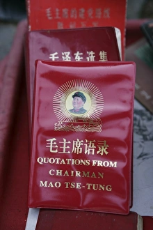 Red book of Mao sold at souvenir stand, Daxu historical town, Guilin, Guangxi Province Red book of Mao sold at souvenir stand, Daxu historical town, Guilin, Guangxi Province
