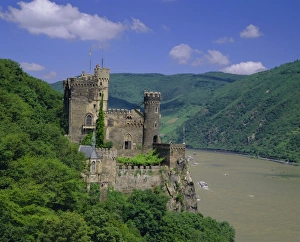 German Castle Tours Prints: Rheinstein Castle