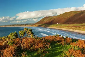 Rhossili Bay Print - Panoramic Landscape Photograph