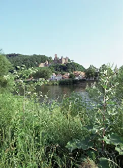 Prints of River Rhine, Germany, Europe River Prints: River Rhine Print, Germany
