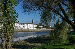 English River Landscape Prints: River Taw, Barnstaple, North Devon, England, United Kingdom, Europe