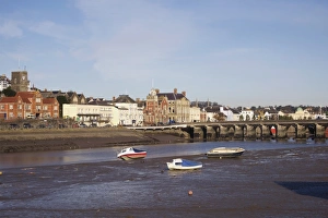 United Kingdom Rivers Prints: River Torridge, Bideford, Devon, England, United Kingdom, Europe