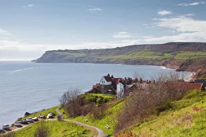 Robin Hoods Bay on the North York Moors coastline, Yorkshire, England, United Kingdom, Europe Robin Hoods Bay on the North York Moors coastline, Yorkshire, England, United Kingdom, Europe