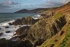 The rocky coast of Penlee Point, looking towards Rame Head The rocky coast of Penlee Point, looking towards Rame Head