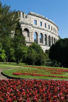 The Roman Amphitheatre, Pula, Istria, Croatia, Europe The Roman Amphitheatre, Pula, Istria, Croatia, Europe