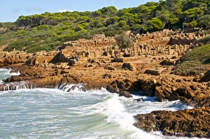 Roman ruins of Tipasa, UNESCO World Heritage Site, on the Algerian coast Roman ruins of Tipasa, UNESCO World Heritage Site, on the Algerian coast