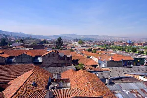 Rooftop city view, Bogota, Colombia, South America Rooftop city view, Bogota, Colombia, South America