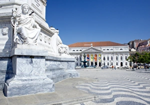 Rossio Square Portugal Prints: Rossio Square