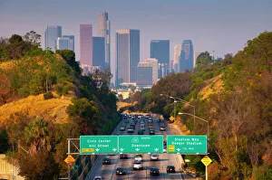 Route 110, Los Angeles, California, United States of America, North America Route 110, Los Angeles, California, United States of America, North America