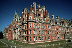 Universities And College Prints: Royal Holloway College Print, Egham Surrey England
