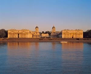 Fund Collection: Royal Naval College on the River Thames, Greenwich, London, England, UK