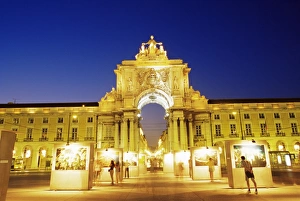 Praca Do Comercio Lisbon Prints: Rua Augusta Arch