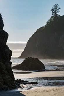 Olympic National Park Sunset Prints: Ruby Beach in the Olympic National Park