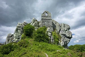 Ruined chapel of St. Michael dating from 1409, Roche rock outcrop, Cornwall Ruined chapel of St. Michael dating from 1409, Roche rock outcrop, Cornwall