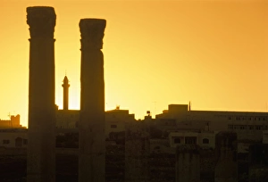 Desert Landscape Photography Tips Prints: Ruins at sunset