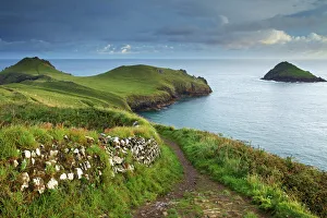 Cornwall Landscape Photography Prints: The Rumps, Pentire Point, Cornwall, England, United Kingdom, Europe