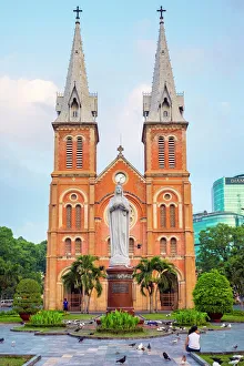 Saigon Notre-Dame Basilica cathedral, Ho Chi Minh City (Saigon), Vietnam, Indochina Saigon Notre-Dame Basilica cathedral, Ho Chi Minh City (Saigon), Vietnam, Indochina