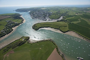 Prints of Salcombe, Devon, England, United Kingdom, Europe Aerial View Prints: Salcombe, Devon: A WorldInPrint Print