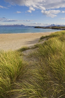 Sand dunes and dune grasses of Mellon Udrigle beach, Wester Ross, north west Scotland Sand dunes and dune grasses of Mellon Udrigle beach, Wester Ross, north west Scotland
