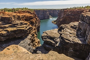 Western Australia Travel Prints: The sandstone cliffs of the King George River