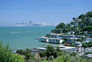 Sausalito, a town on San Francisco Bay in Marin County Sausalito, a town on San Francisco Bay in Marin County
