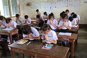 Laos Elementary School Print
