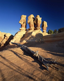 American Nature Landscapes Prints: Sculptured rock formations
