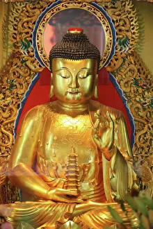 Shakyamuni Buddha statue in Main Hall, Po Lin Monastery, Tung Chung, Hong Kong Shakyamuni Buddha statue in Main Hall, Po Lin Monastery, Tung Chung, Hong Kong